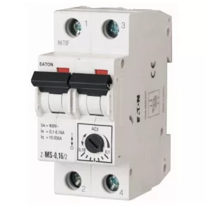   Întrerupător de protecție a motorului Eaton, bipolar, z-ms-0, 63/2-248392