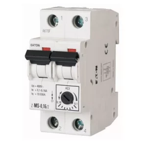   Întrerupător de protecție pentru motor Eaton, bipolar, z-ms-1, 0/2-248393
