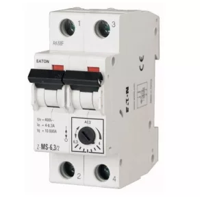   Întrerupător de protecție a motorului Eaton, bipolar, Z-MS-6, 3/2-248397