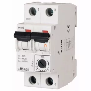   Întrerupător de protecție pentru motor Eaton, bipolar, z-ms-10/2-248398