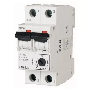   Întrerupător de protecție pentru motor Eaton, bipolar, z-ms-25/2-248400