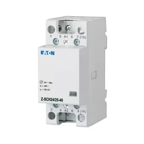   Contactor de instalare Eaton, 4z, 25 A (AC1), 24 V c.a., z-sch24/25-40-248851