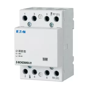   Contactor de instalare Eaton, 3z+1ny, 63A (AC1), 230V AC, z-sch230/63-31-248858