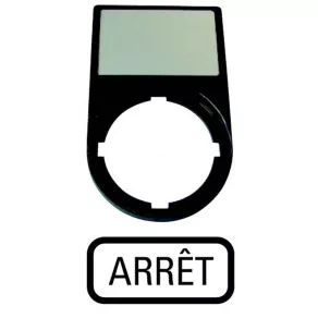   Suport pentru plăcuță Eaton + plăcuță, m22s-st-f0-256791