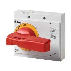   Braț pivotant Eaton, roșu-galben, blocabil (pe dispozitiv), NZM3-xdvr-260140