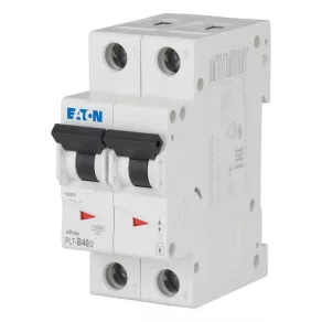   Întrerupător automat miniatural Eaton, 10 kA, bipolar, pl7-b40/2-262769