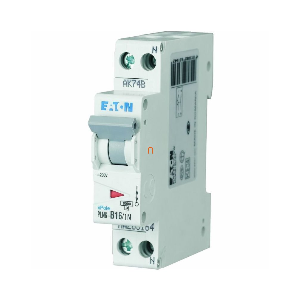 Disjunctor miniatural 1P+N C 16A 6kA PLN6-C16/1N (263282)