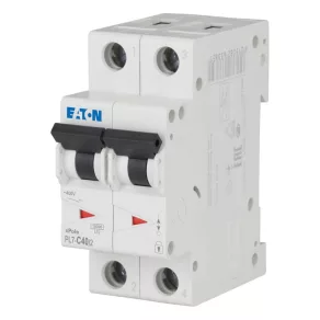   Întrerupător automat miniatural Eaton, 10 kA, bipolar, pl7-c40/2-263363