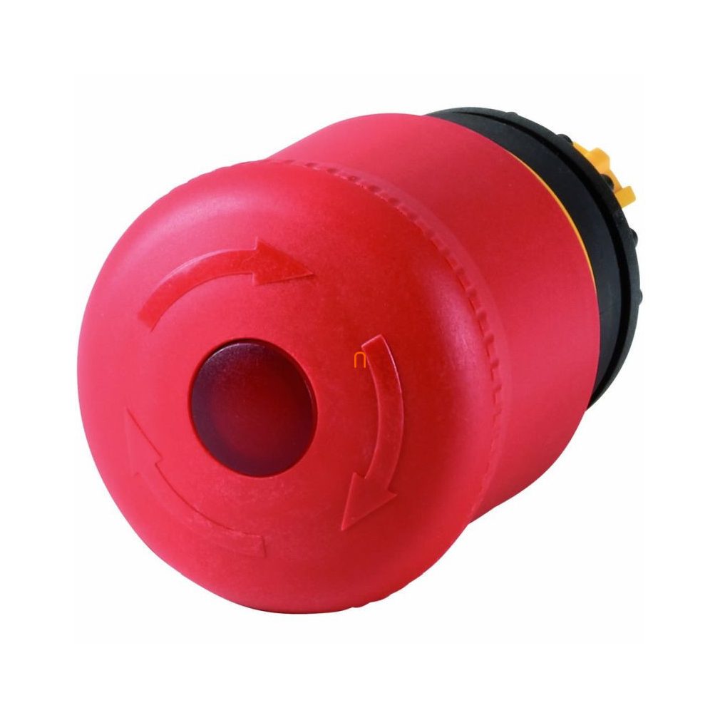 M22-PVLT Világító VÉSZ-KI gomba 38mm, tekerő nyugtázás 263469 Eaton