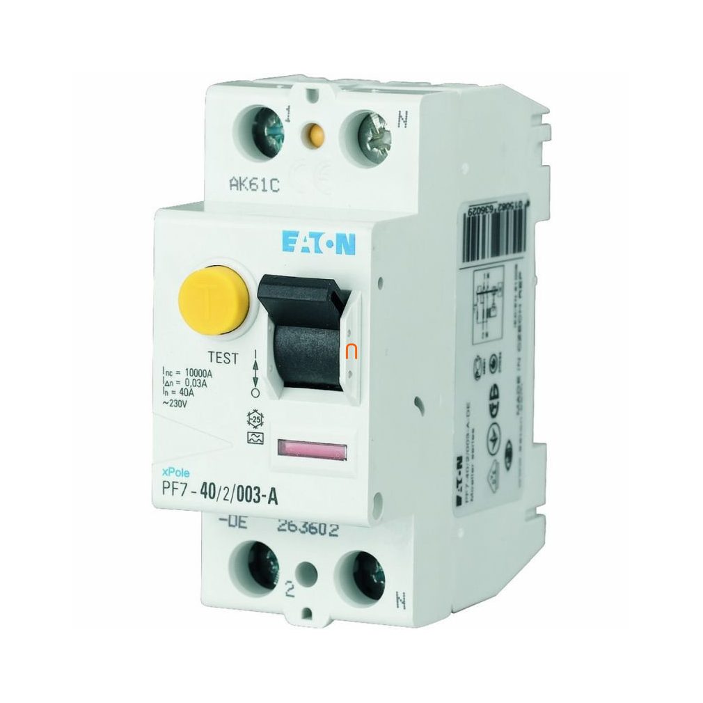 Relee Fi 2P 25A 30mA 10kA PF7-25/2/003-DE 263577 Eaton