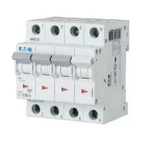   Întrerupător de mică putere Eaton, 10 kA, 3P+0, pl7-b32/3n-263988