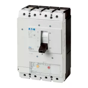   Întrerupător Eaton, cu patru poli, protecție echipamente/cabluri/instalații electrice, NZMh3-4-ae400-265897