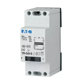  Transformator clopoțel Eaton + comutator, 230 V / 8 V c.a. (1 A), 8 VA, tr-g/8-s-272482