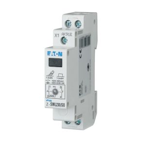   Comutator de control al iluminatului Eaton, 1 contact normal deschis + 1 contact normal închis, 16 A, LED: 230 V c.a./c.c., z-swl230/so-276307