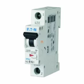   Întrerupător de mică putere Eaton 1P C 6A 15kA FAZ-C6/1 (278555)