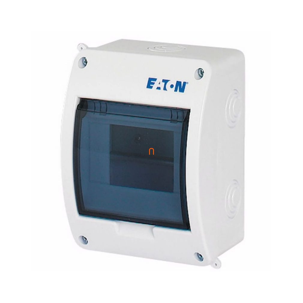 Distribuitor electric exterior, 1 rând, 5 module, cu ușă transparentă, IP40, șină PE/N Eaton BC-O 280345