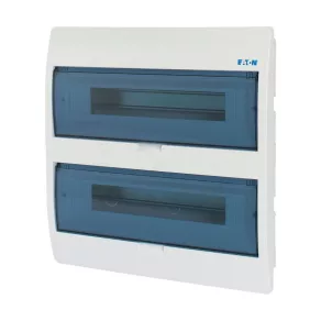   Tablou de distribuție încastrat Eaton, 2 rânduri, 36 de unități, transparent, bc-u-2/36-eco-280357
