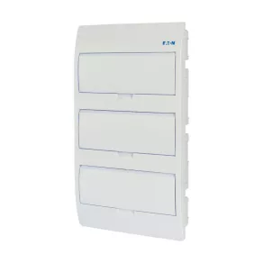   Cutie de distribuție mică Eaton, montată încastrat, 3 rânduri, 36 te, albă, bc-u-3/36-tw-eco-284643