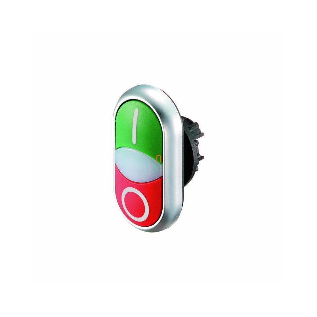 M22-DDLF-GR-X1/X0 Buton cu iluminare dublă 284814 Eaton