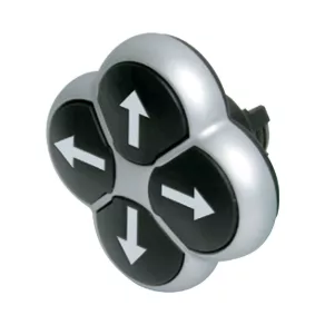   Buton Eaton în 4 părți, IP66, placă frontală din titan, săgeți, m22-d4-s-x7-286336