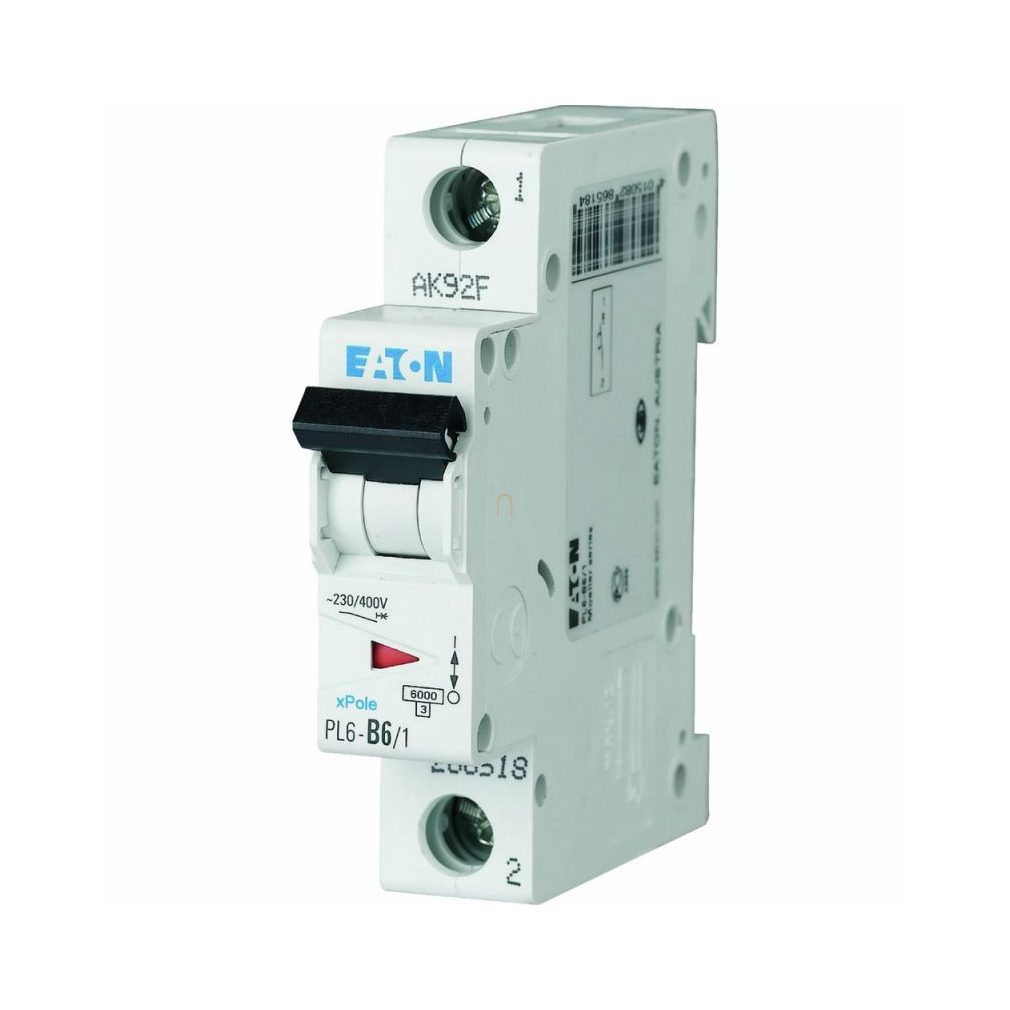 Disjunctor miniatural 1B 6A 6kA PL6-B6/1 286518 Eaton