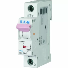   Întrerupător de mică putere Eaton 1P C 4A 6kA PL6-C4/1 (286529)