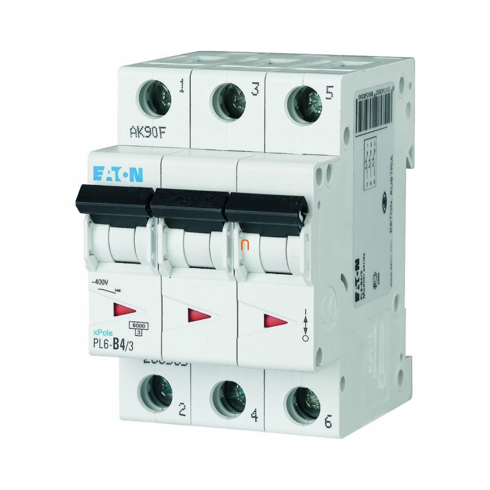 Disjunctor miniatural 3P B 4A 6kA PL6-B4/3 (286585)