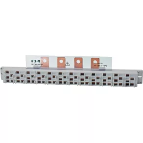   Bloc de distribuție Eaton, 4 poli, 250 A, 1/ieșire 12 faze + 24 n, bpz-kb-24/250-289971