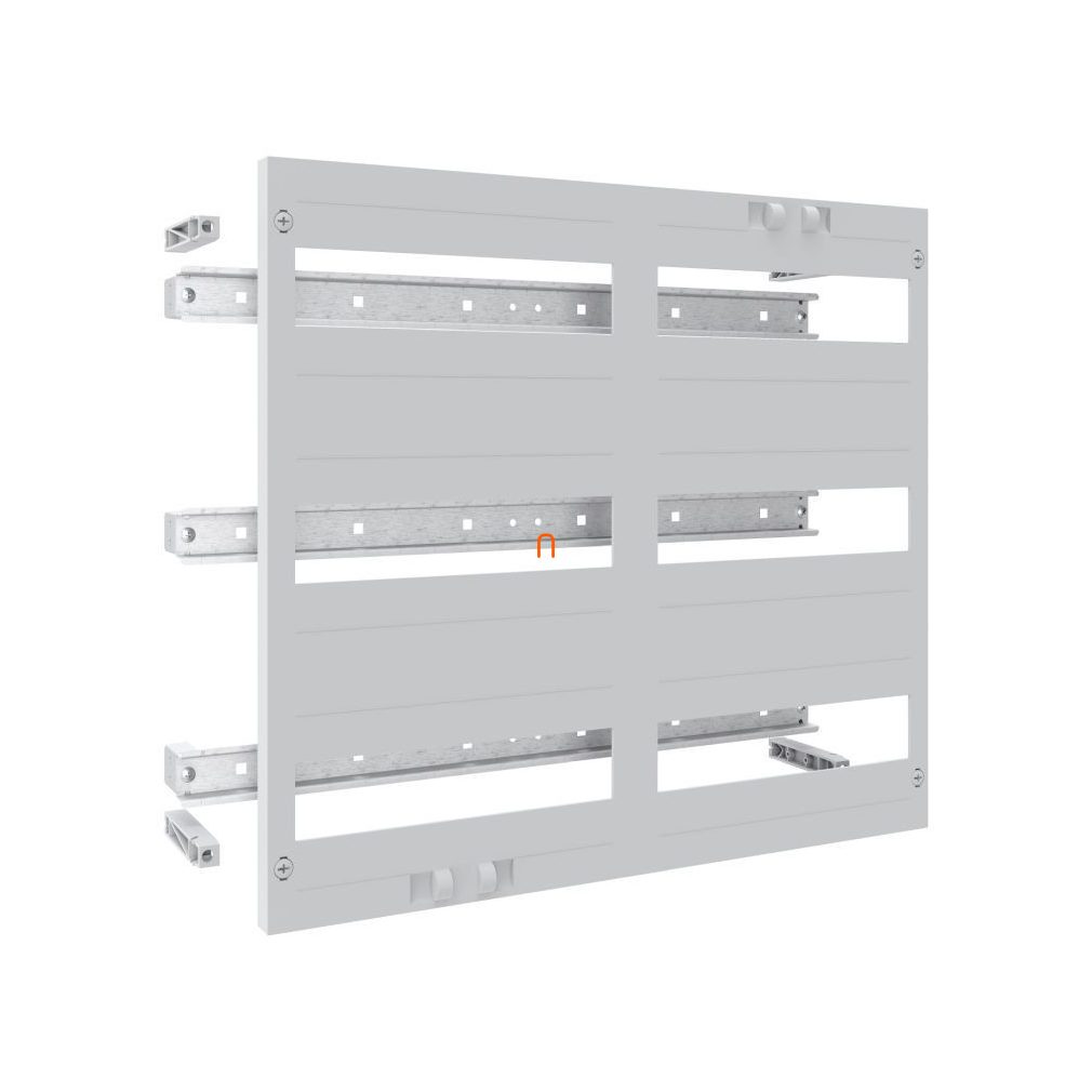 Easy PrismaSeT XL panou frontal pentru dispozitive modulare cu șină DIN - din plastic - cu separator central 500x450 mm SZMT2320 Schneider