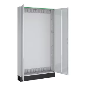   Schneider Electric Prisma XS - ABWRS412 - Dulap vertical Easy PrismaSeT XL cu soclu de 130 mm, ușă, IP44 (L) 1050 mm (Î) 1980 mm (A) 210 mm