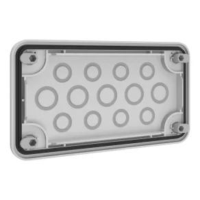  Schneider Electric Prisma XS - ABWRY06021 - Placă de intrare a cablurilor Easy PrismaSeT XL pentru 13 intrări (5 x M20 / 8 x M16), cu fixare din exterior