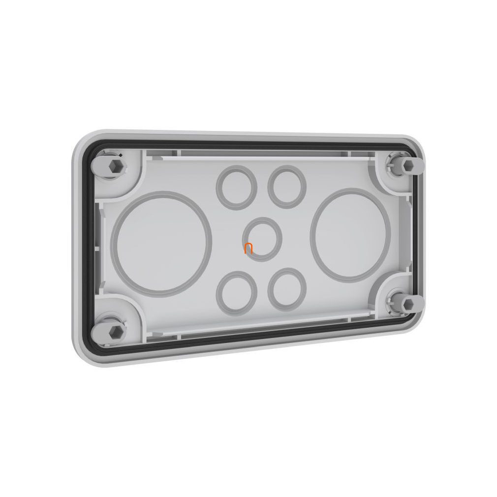 Easy PrismaSeT XL placă de introducere a cablurilor pentru 7 intrări 2 x M50 / 5 x M20 fixabilă din exterior ABWRY06022 Schneider