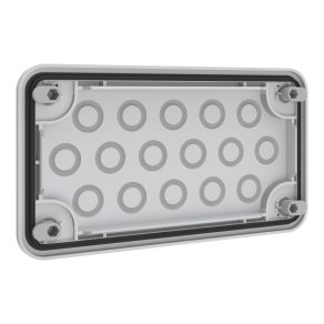   Schneider Electric Prisma XS - ABWRY06023 - Placă de intrare cablu Easy PrismaSeT XL pentru 16 intrări, 16 x M16 montabilă extern