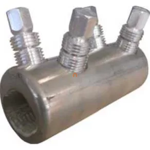   Conector cu cap detașabil Raychem BSLB-10/50, 10-50 mm², 1 kV, Cu/Al, cu perete despărțitor, CH6389-000