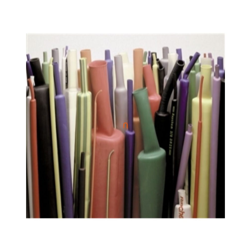 Raychem CGAT-3/1-0, tub termocontractibil cu pereți subțiri, adeziv, negru E00758-000