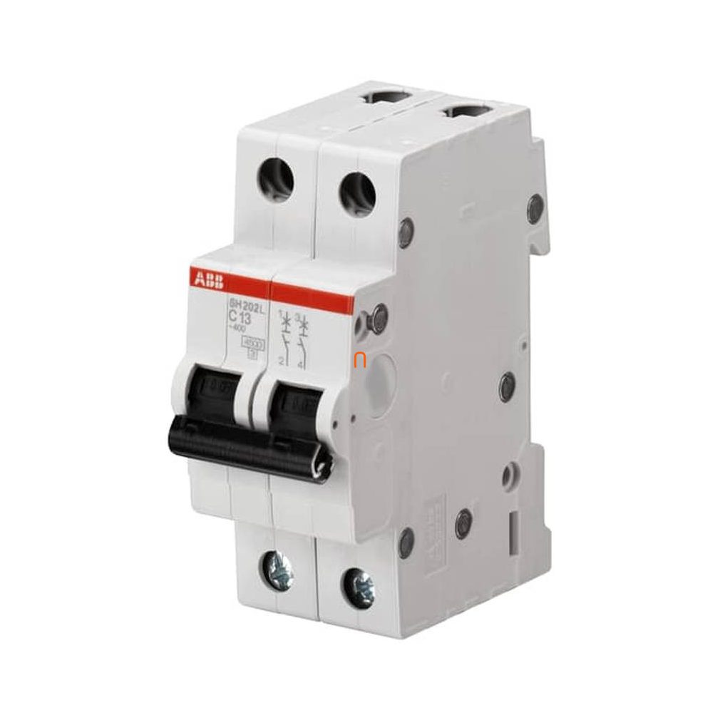 Disjunctor miniatural 2P C 10A 4,5kA ABB (SH202L)