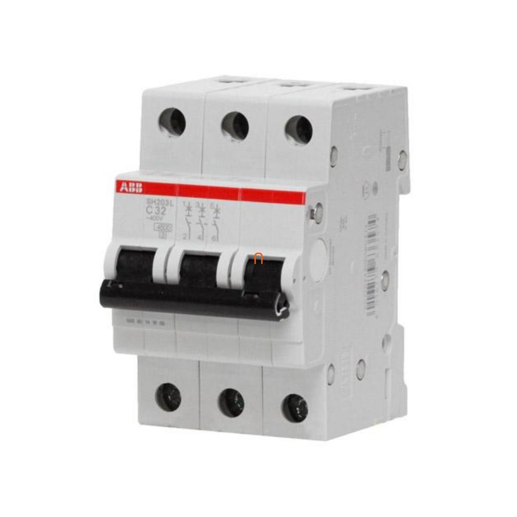 Disjunctor miniatural 3P B 20A 4,5kA SH203L ABB (2CDS243001R0205)