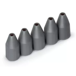   Conector de izolare Wago 0,75–1 mm², 5 bucăți/bandă, gri închis (2004-172)