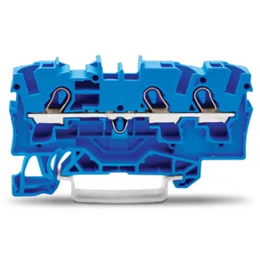   Bloc terminal de alimentare cu 3 fire Wago 4 mm², albastru (2004-1304)