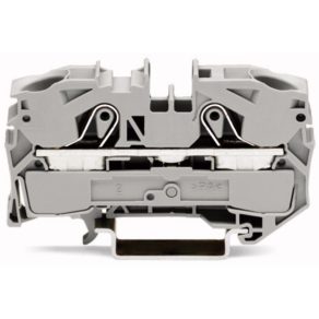   Wago TopJob_S 0,5 - 16 mm², gri, bloc terminal cu orificiu de trecere (2016-1201)