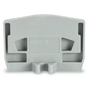 Capac Wago cu flanșă, grosime 4 mm, gri (264-361)