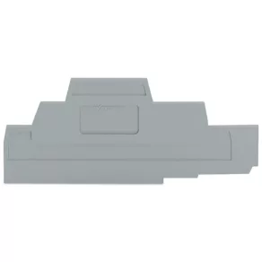   Placă de capăt și de distribuție Wago, grosime 2,5 mm, gri (280-305)