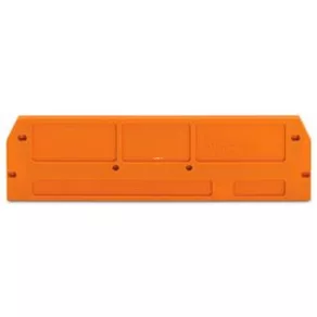   Placă terminală și de distribuție Wago, grosime 2,5 mm, portocalie (280-373)