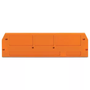   Placă terminală și de distribuție Wago, grosime 2,5 mm, portocalie (280-373)