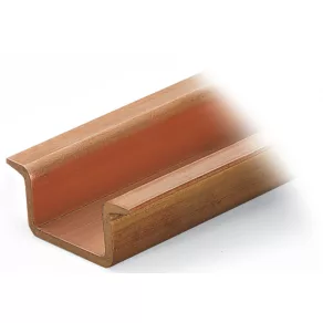   Șină de montare din cupru Wago 35 x 15 mm, grosime 2,3 mm, culoare cupru (210-198)