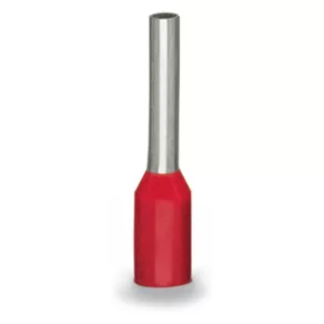  Manșon de capăt Wago, izolat, roșu, 1 mm² / AWG 18 (216-203)