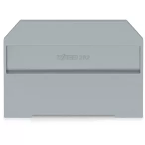   Placă de capăt și placă de răspuns Wago, grosime 4 mm, gri (282-311)