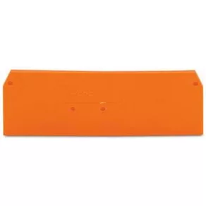   Placă de capăt și de distribuție Wago, grosime 2,5 mm, portocalie (281-335)