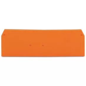   Placă de capăt și de distribuție Wago, grosime 2,5 mm, portocalie (281-335)