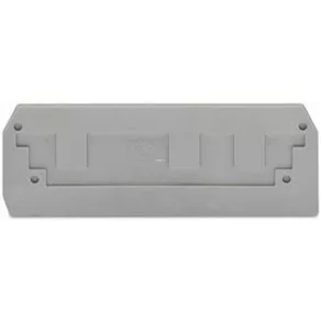   Placă de capăt și de distribuție Wago, grosime 2,5 mm, gri (284-308)